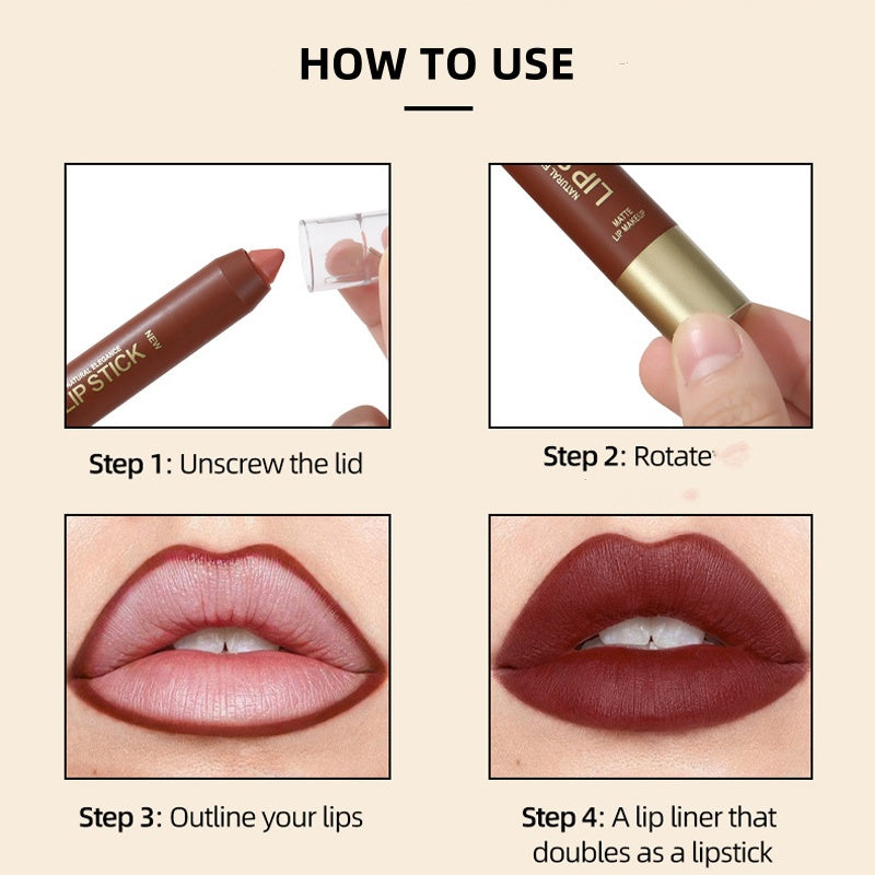 Lápiz Labial Mate de Larga Duración para Mujer