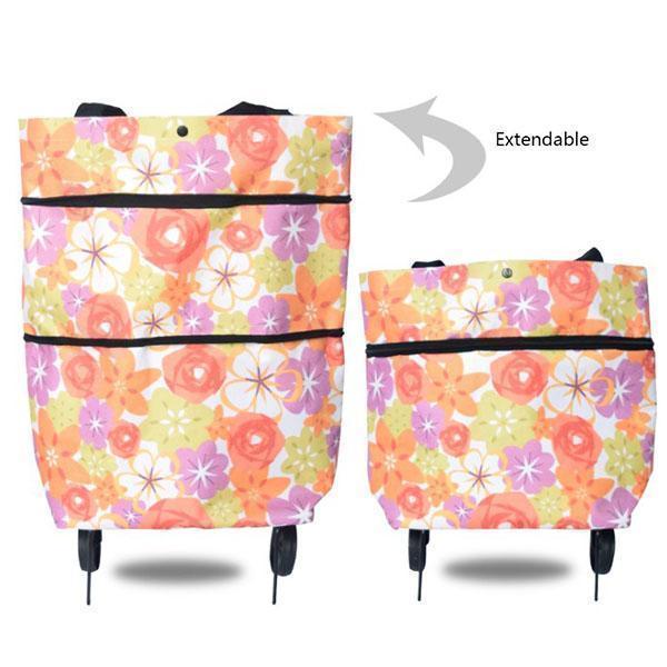 🛒✨ Carro Compra Plegable 2 en 1 – Ligero, Ultra Resistente y Adiós a las Bolsas Pesadas 🛍️💪