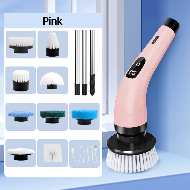 🎉 Venta 2026 — ¡Más de 28.500 Vendidos! 🧵 Set de Cepillo Eléctrico de Limpieza 8 en 1 🏠