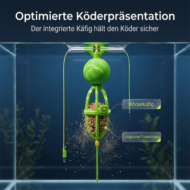 🎣✨ ¡OFERTA 50% OFF! Montaje de Pesca Bottom-Up con Cesta de Cebo – Sistema Anti-Enredos para Atrapar Más Peces Fácilmente 🐟🔥