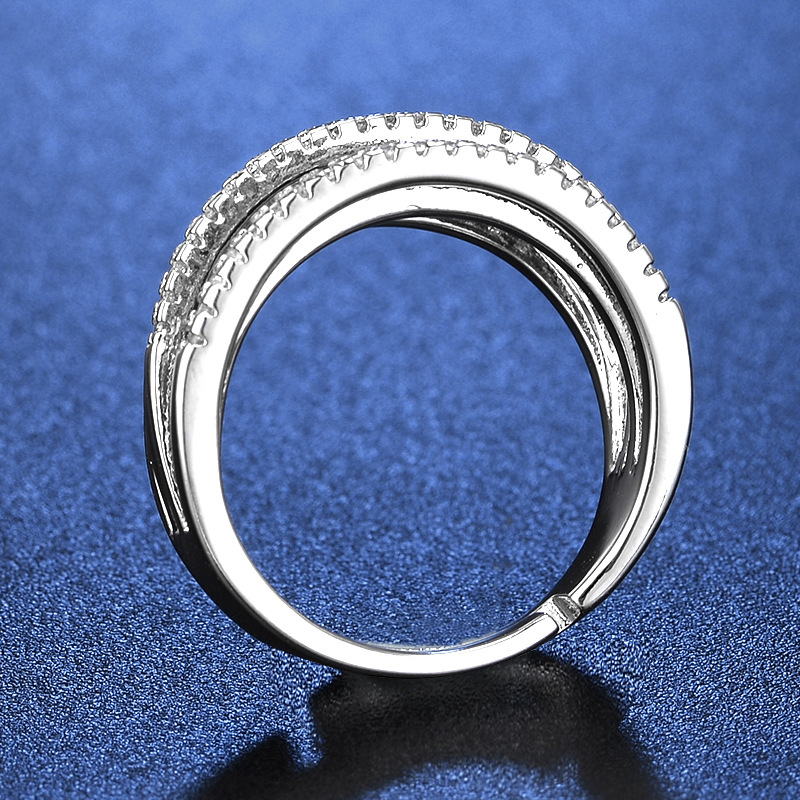 Anillo Cruzado Ajustable de Múltiples Bandas