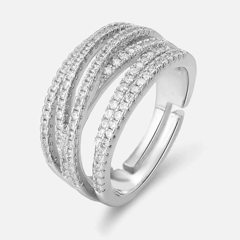 Anillo Cruzado Ajustable de Múltiples Bandas