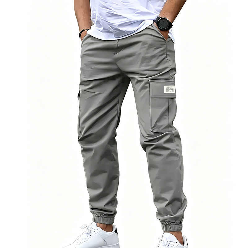 Pantalones Cargo Jogger con Cordón para Hombre