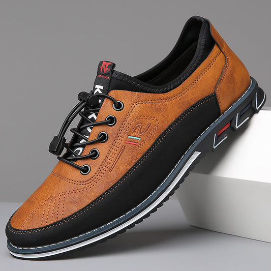 Zapatos de cuero para hombre de estilo clásico y moderno