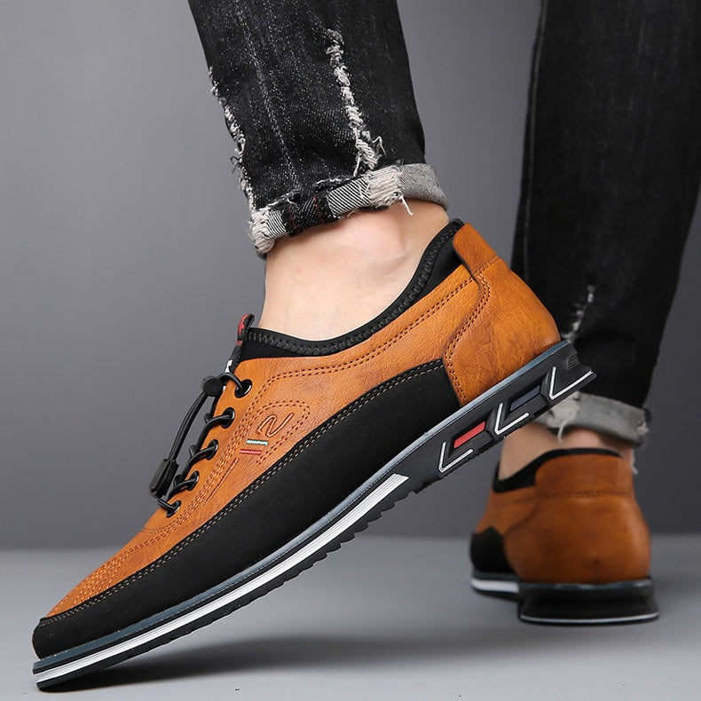 Zapatos de cuero para hombre de estilo clásico y moderno