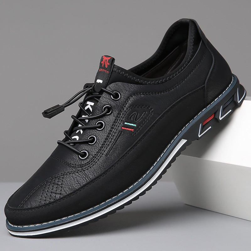 Zapatos de cuero para hombre de estilo clásico y moderno