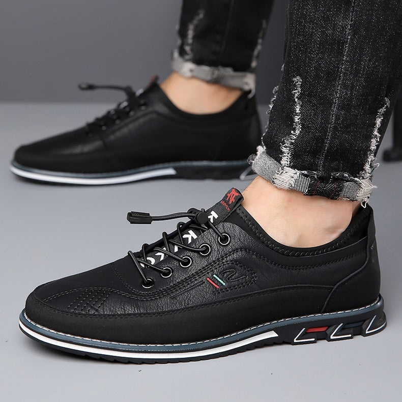 Zapatos de cuero para hombre de estilo clásico y moderno