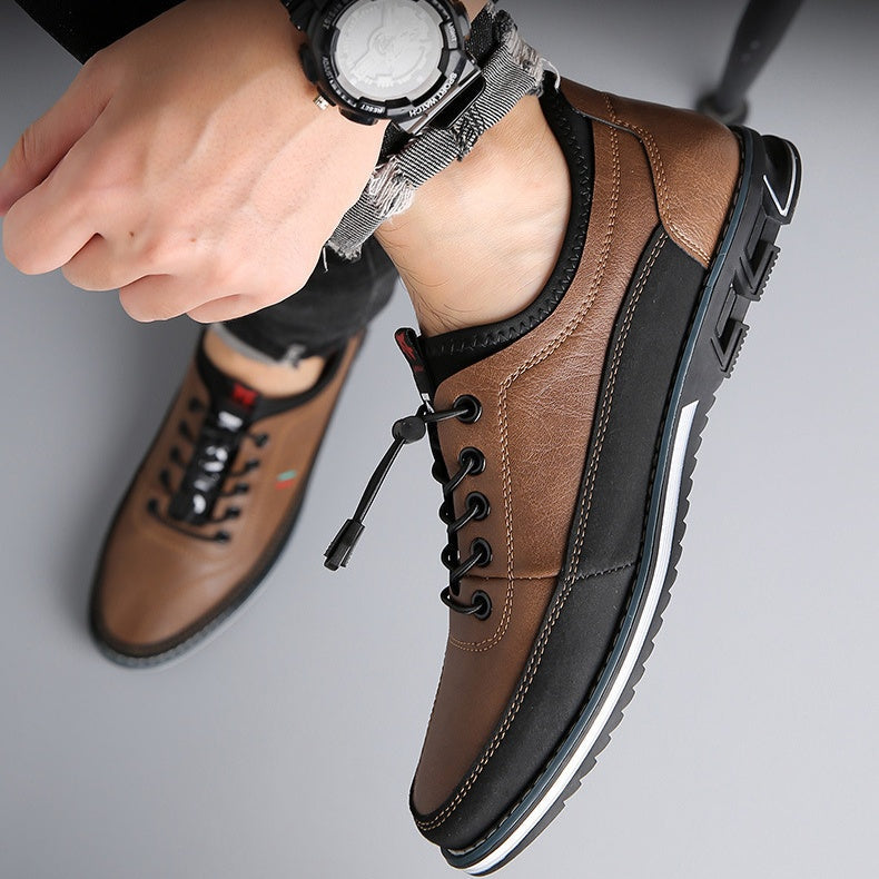 Zapatos de cuero para hombre de estilo clásico y moderno