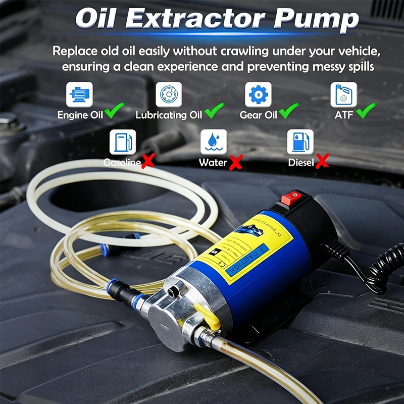 ⏳🔥¡50 % DE DESCUENTO POR TIEMPO LIMITADO! ⏰ Venta 2026 — ¡Más de 12.200 vendidos! 🔧 Bomba Portátil de Extracción de Aceite de Motor – Herramienta de Mantenimiento Práctica ✨