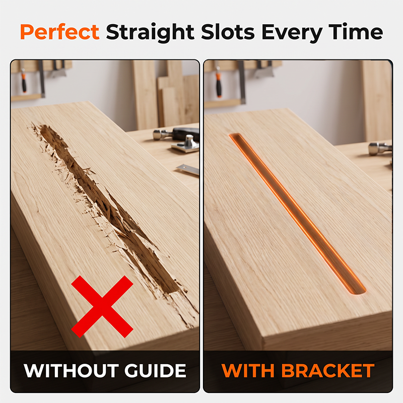 🔩💪 Guía para Router de Aleación – Cortes Rectos y Precisos Siempre, Herramienta Premium para Carpinteros y Hobbistas 🪚📐