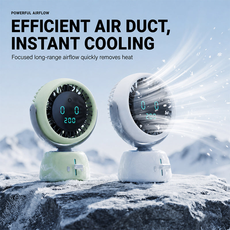 Ventilador de Escritorio Inteligente con Seguimiento Facial