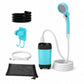 Portable Camping Shower with Rechargeable Pump