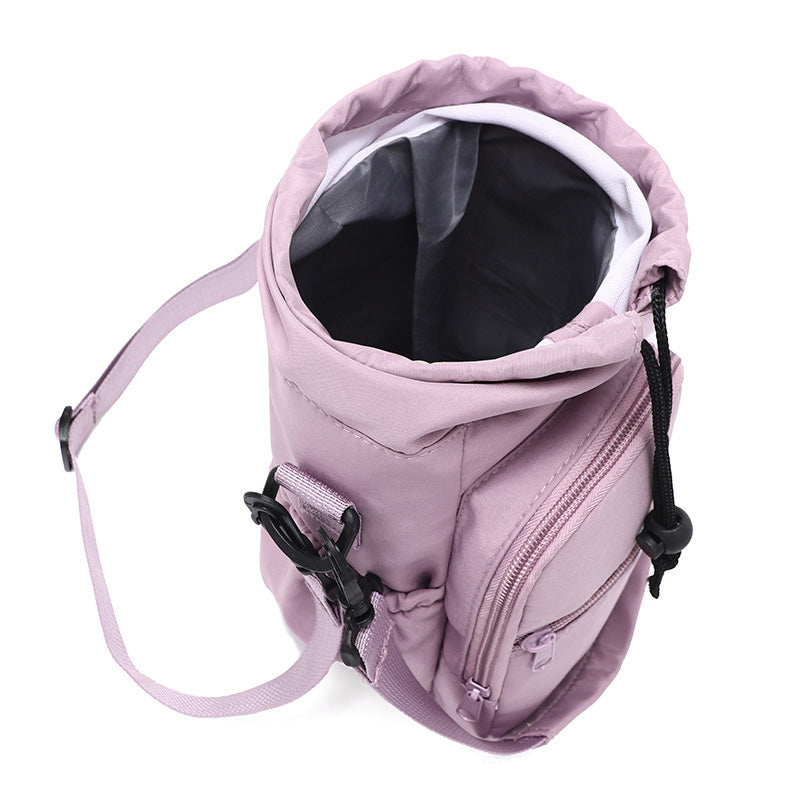 Bolsa Porta Botella de Agua con Bolsillos para Teléfono