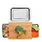 🔪 ¡50% DESCUENTO! 🥗 Tabla de Cortar de Madera con Bandejas Extraíbles – Bandejas Integradas, Resistente y Compacta – Perfecta para Cortar con Precisión y Servir Fácilmente 🪵