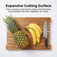 🔪 ¡50% DESCUENTO! 🥗 Tabla de Cortar de Madera con Bandejas Extraíbles – Bandejas Integradas, Resistente y Compacta – Perfecta para Cortar con Precisión y Servir Fácilmente 🪵