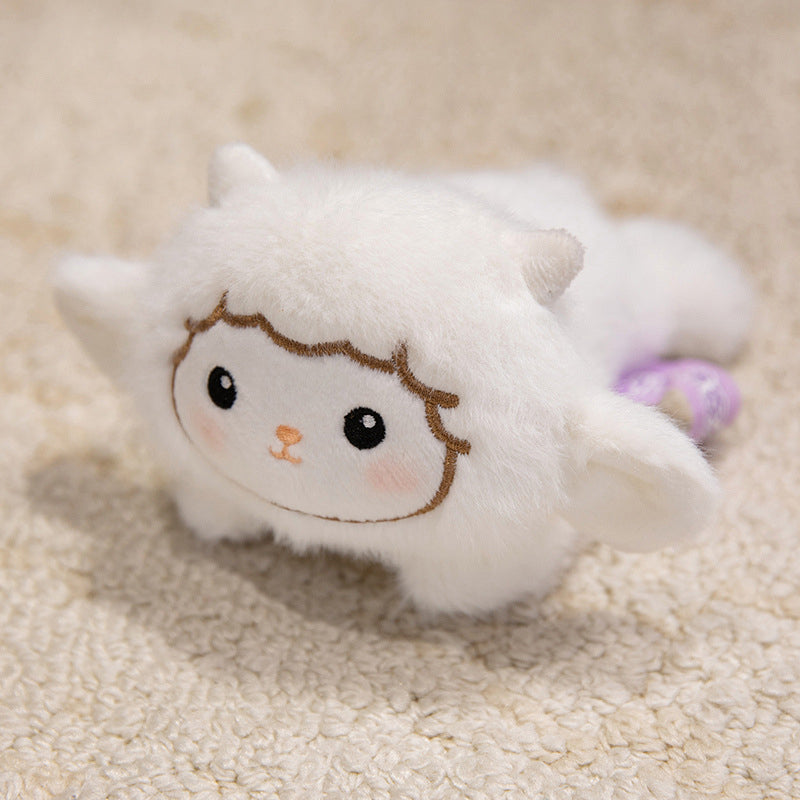 Imán de nevera con muñeca de peluche adorable