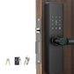 ⏳🔥¡TIEMPO LIMITADO 50% DE DESCUENTO! ⏰Cerradura inteligente de puertas de huella dactilar para puertas interiores de madera sin necesidad de taladrar