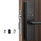 ⏳🔥¡TIEMPO LIMITADO 50% DE DESCUENTO! ⏰Cerradura inteligente de puertas de huella dactilar para puertas interiores de madera sin necesidad de taladrar