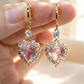 📢📢¡50% DE DESCUENTO! ⏰ Pendientes brillantes en forma de corazón