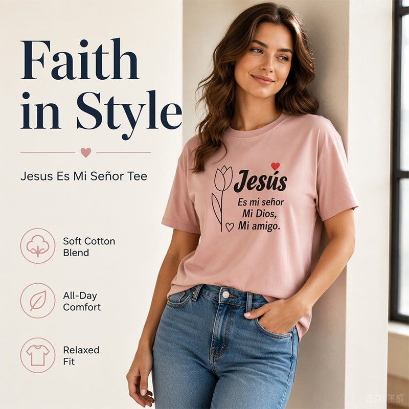 🎉 LIMITED TIME 50% OFF! 👕 Faith Letter Print Tee – Soft Daily Inspiration 🙏