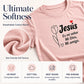 🎉 LIMITED TIME 50% OFF! 👕 Faith Letter Print Tee – Soft Daily Inspiration 🙏