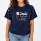 🎉 LIMITED TIME 50% OFF! 👕 Faith Letter Print Tee – Soft Daily Inspiration 🙏