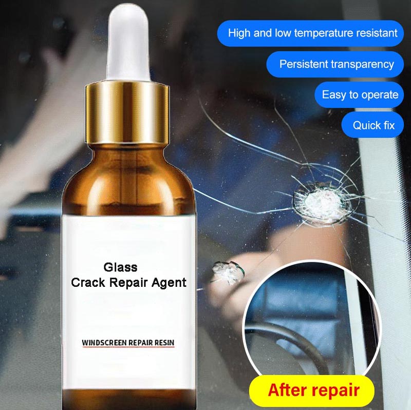 🏭 Directo de fábrica de vidrio, ¡Compra 3 y llévate 5 gratis! 💦 ¡Una gota repara todas las grietas del vidrio! 🚗 Agente reparador de grietas en vidrio