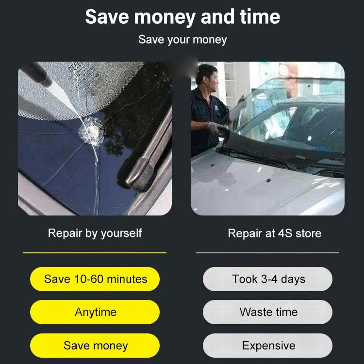 🏭 Directo de fábrica de vidrio, ¡Compra 3 y llévate 5 gratis! 💦 ¡Una gota repara todas las grietas del vidrio! 🚗 Agente reparador de grietas en vidrio