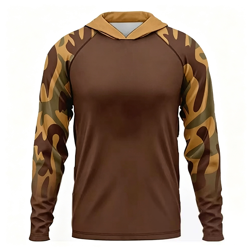 Jersey de Pesca con Manga Larga y Protección Solar para Hombre