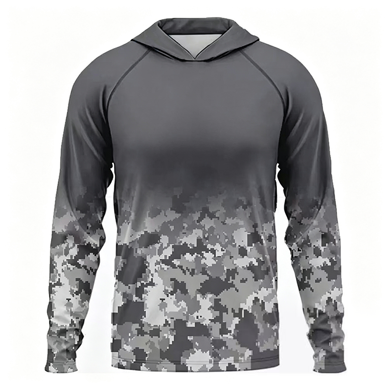 Jersey de Pesca con Manga Larga y Protección Solar para Hombre