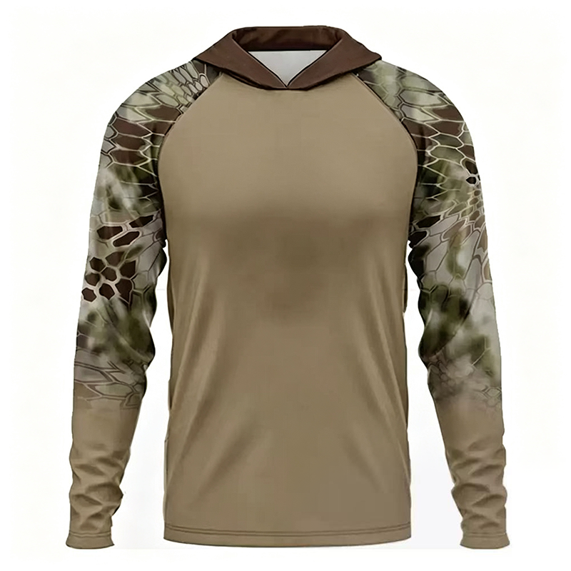 Jersey de Pesca con Manga Larga y Protección Solar para Hombre