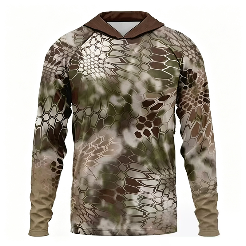 Jersey de Pesca con Manga Larga y Protección Solar para Hombre