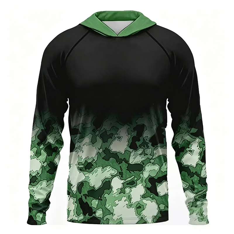 Jersey de Pesca con Manga Larga y Protección Solar para Hombre