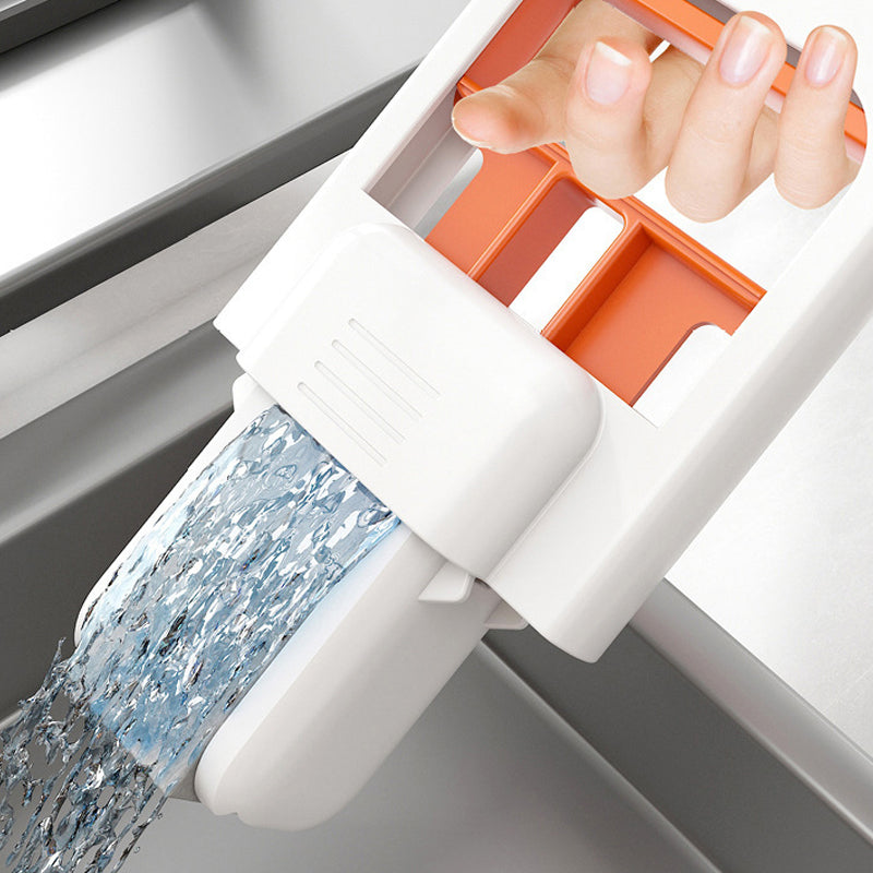 🧹 Mini Mopa Portátil Autoescurrible – Mopa Compacta de Esponja con Escurridor Integrado