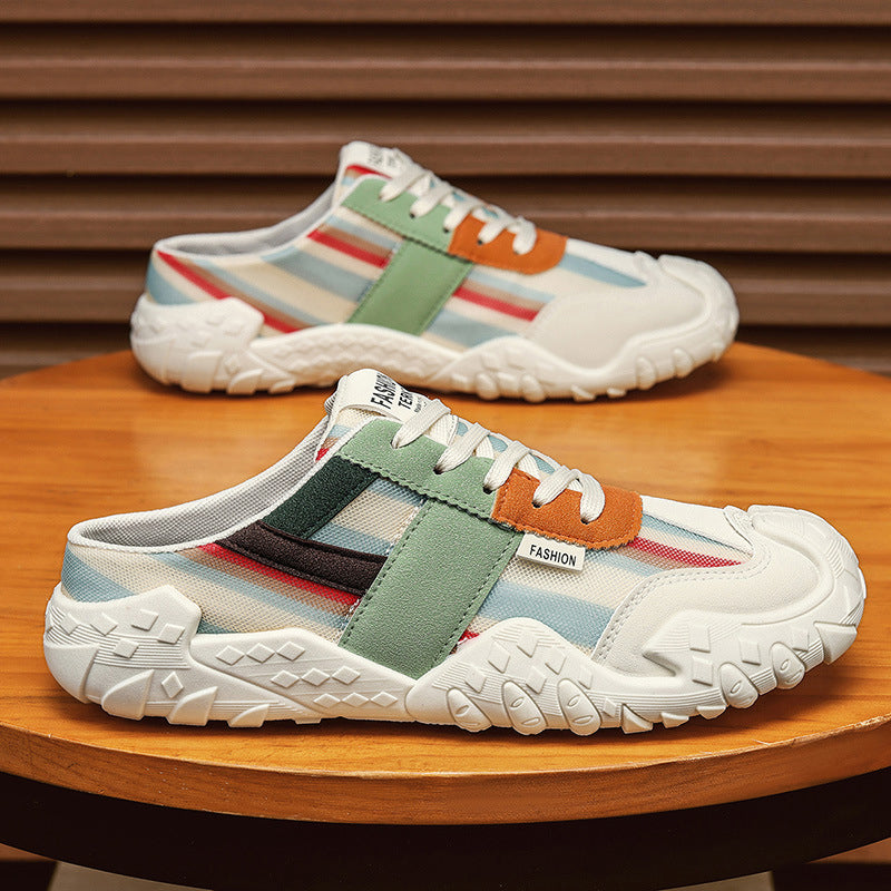 Mules transpirables sin cordones para hombre