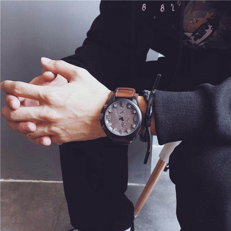 📢📢50% OFF!! ⏰ Reloj de Cuarzo Casual con Esfera Grande para Hombre