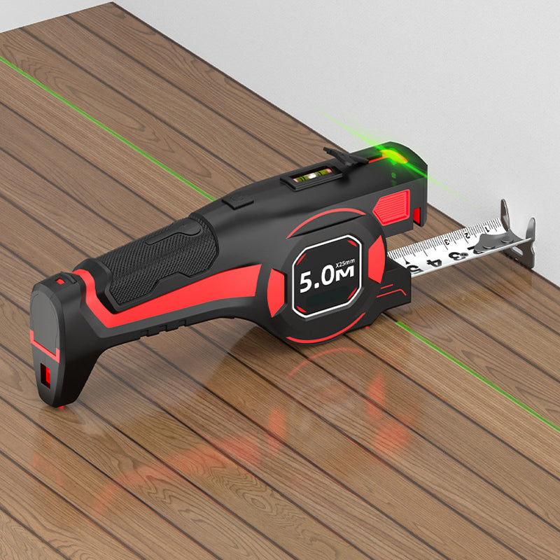 ⏰🔥 ¡OFERTA 50% OFF! 📏（Envío gratis）✨ Cinta Métrica Láser 2 en 1 Profesional – Medición Precisa, Guía Láser Verde y Nivel Incorporado para DIY 🛠️