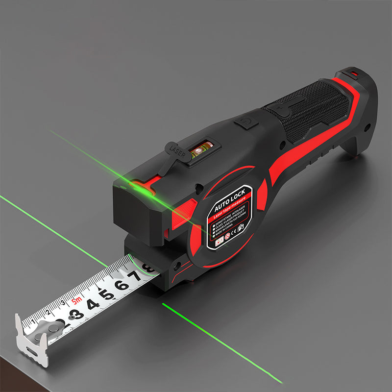 ⏰🔥 ¡OFERTA 50% OFF! 📏（Envío gratis）✨ Cinta Métrica Láser 2 en 1 Profesional – Medición Precisa, Guía Láser Verde y Nivel Incorporado para DIY 🛠️