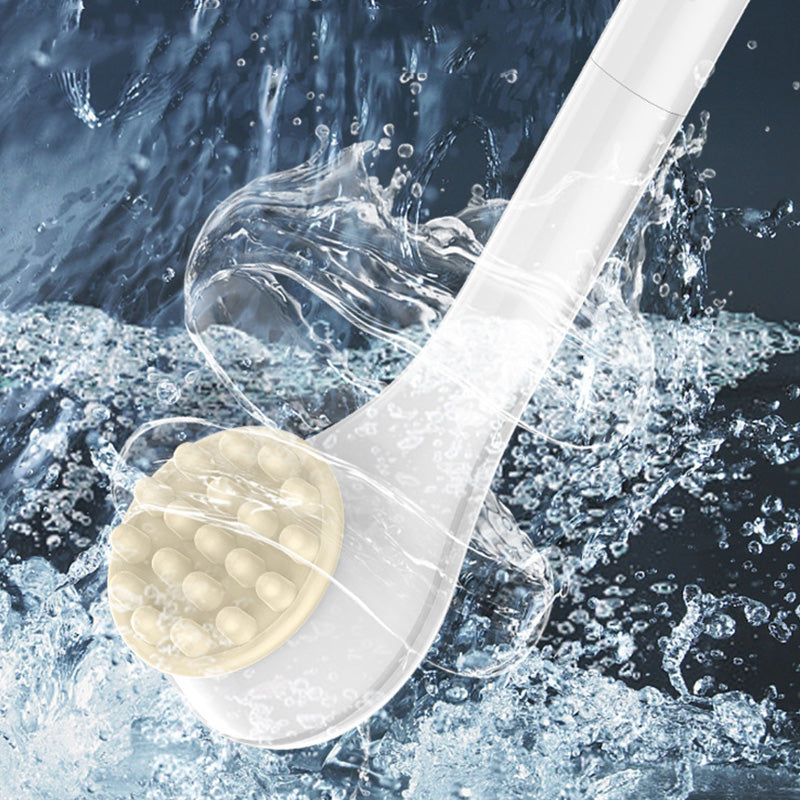 🚿 ¡50% DESCUENTO AHORA! ✨ Cepillo de Ducha Eléctrico con Mango Largo – Limpieza Corporal Fácil y Cuidado de la Piel – Como un Spa en Casa 🧖‍♀️