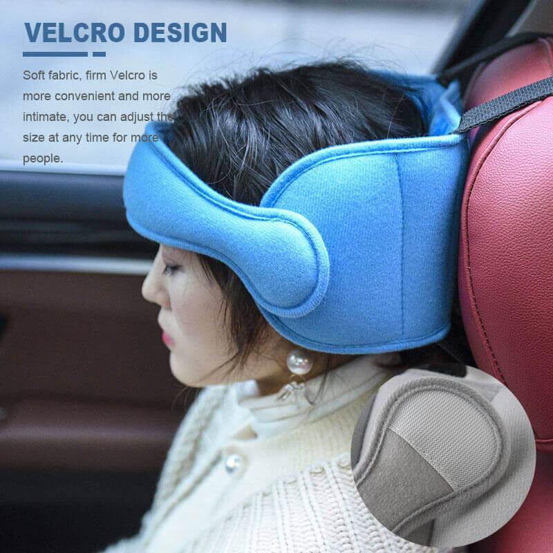 📢📢¡50% OFF!! ⏰ Banda de Soporte para la Cabeza de Niños en el Auto – Almohada Reposacabezas Ajustable para Bebés, Estabilizador Anti-Caída para Asientos de Auto, Previene el Dolor de Cuello en Viajes