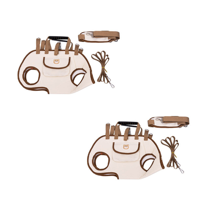 🐾 ¡50% DE DESCUENTO POR TIEMPO LIMITADO! 🎒 Mochila y Bolso Bandolera Portátil y Transpirable para Mascotas – 2 en 1, Correa Acolchada, Ajustable 🚶