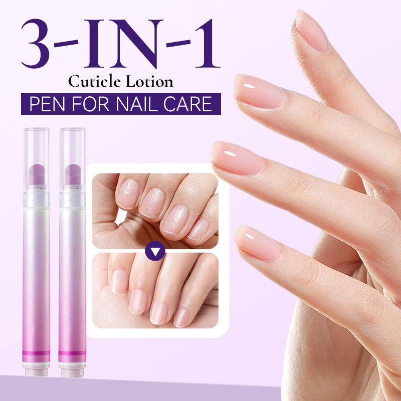 📢📢¡50% DE DESCUENTO! ⏰ Bolígrafo Loción 3 en 1 para el Cuidado de Cutículas y Uñas