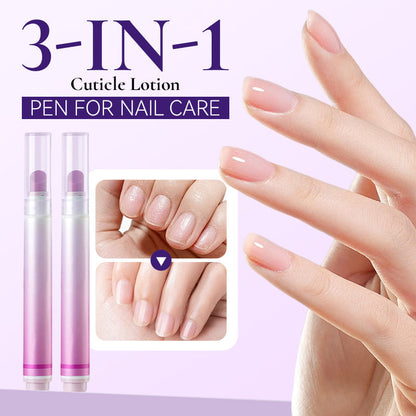 📢📢¡50% DE DESCUENTO! ⏰ Bolígrafo Loción 3 en 1 para el Cuidado de Cutículas y Uñas