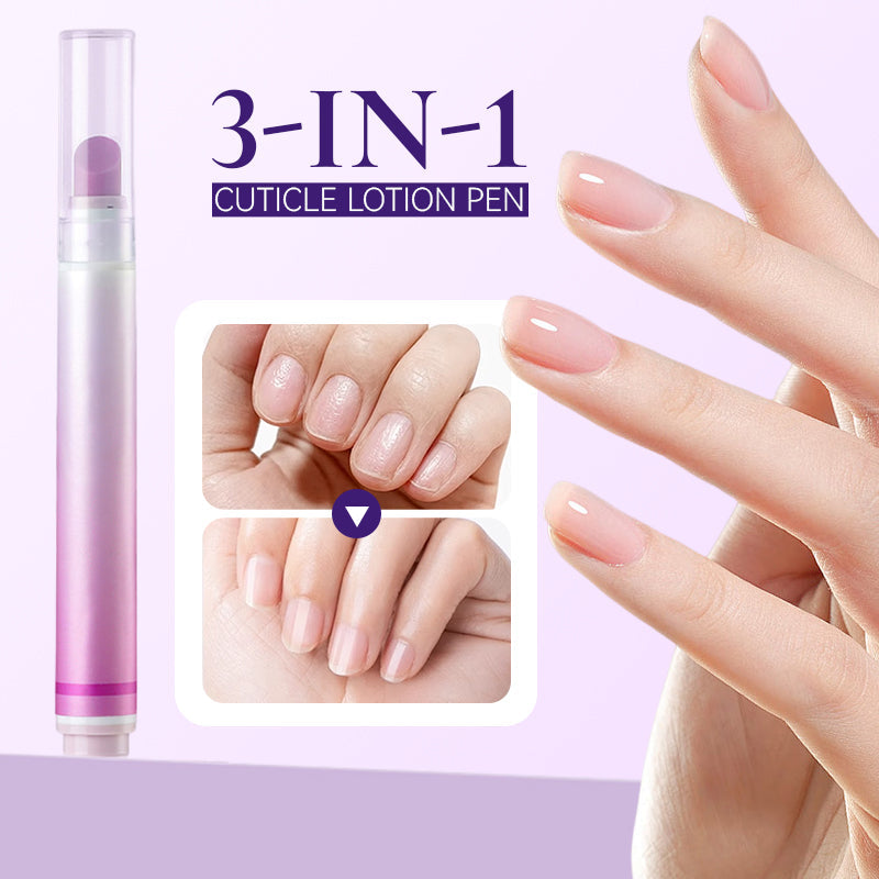 📢📢¡50% DE DESCUENTO! ⏰ Bolígrafo Loción 3 en 1 para el Cuidado de Cutículas y Uñas
