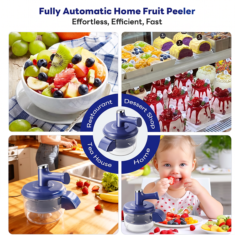 🍇 ¡50% DESCUENTO AHORA! Peladora Eléctrica de Frutas y Batidora – 2 en 1 Pelado y Batido Automático – Inalámbrica, Portátil y Fácil de Limpiar – Perfecta para Cocinar a Diario 🥄✨