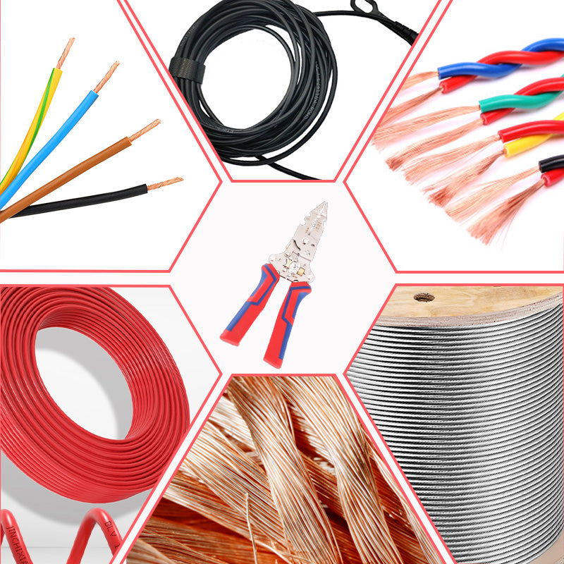 Alicates plegables multifuncionales para electricistas con función eléctrica de medición