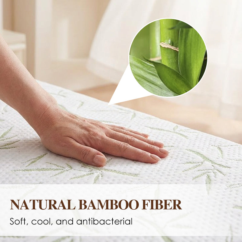 Protector de colchón impermeable de fibra de bambú
