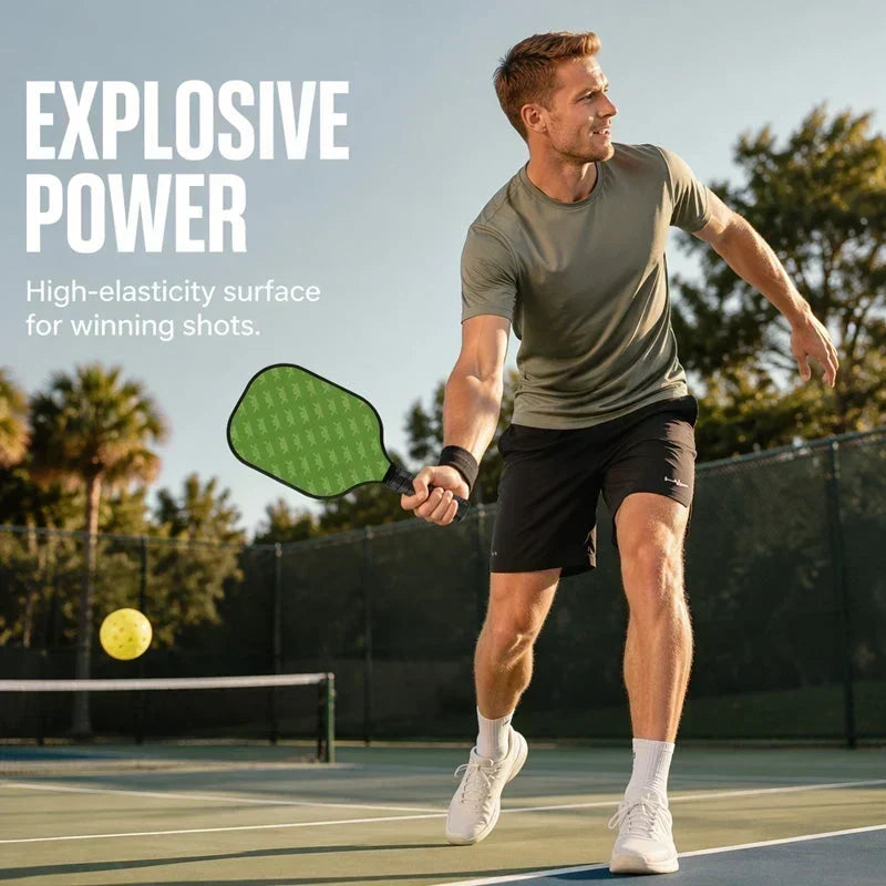 🥎 ¡50% DTO AHORA! Set de Pickleball Degradado – 2 Palas de Fibra de Vidrio, 4 Pelotas y Bolsa Portadora – Aprobado USAPA, Ligero y Perfecto para Principiantes y Adultos, Interior y Exterior ✨