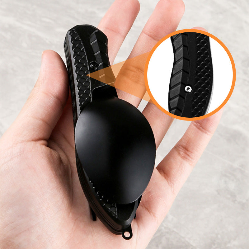 🎁 [Regalo Práctico] Cubiertos Multifuncionales Plegables 4 en 1 para Exteriores