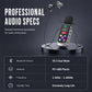 Auriculares Bluetooth Karaoke con Clip de Solapa Seguro